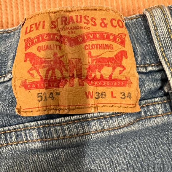 Levi’s RARE vintage 514 l 36W x 34L | Made in 1986 | Straight Leg Jeans Men’s - Picture 4 of 14